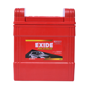 Exide Milledge car battery